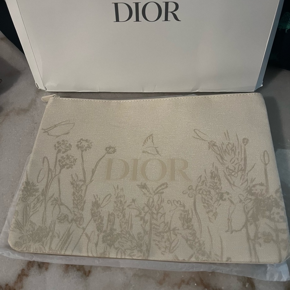 Dior Floral Pouch